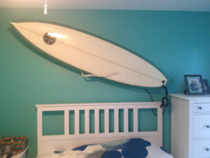 Surfboard Display, Indian Rocks Beach, Florida USA, beach bedroom, surfboard show.
